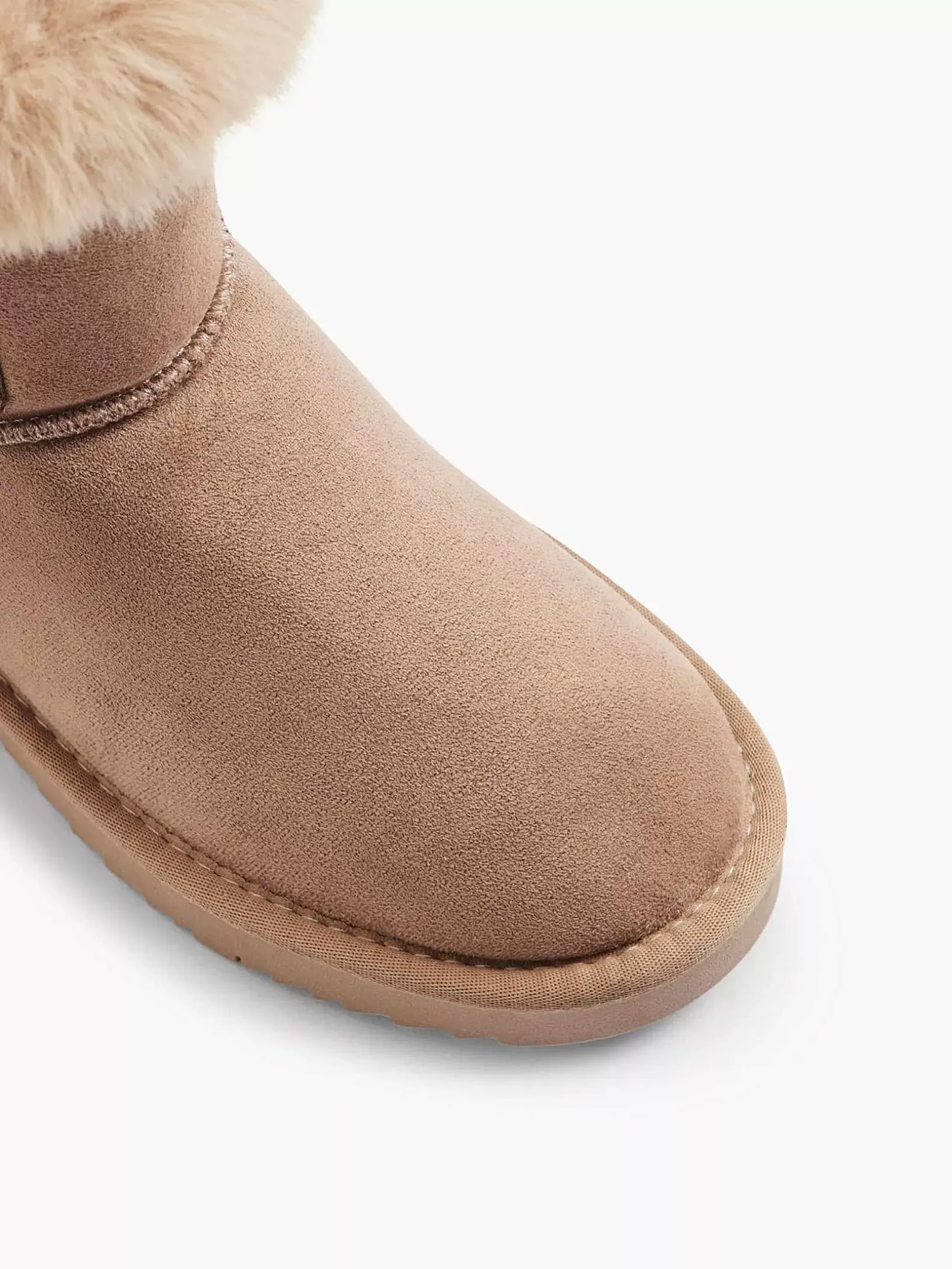 beige_enkelboot_gevoerd_2.webp Dames Graceland Beige Enkelboot Gevoerd