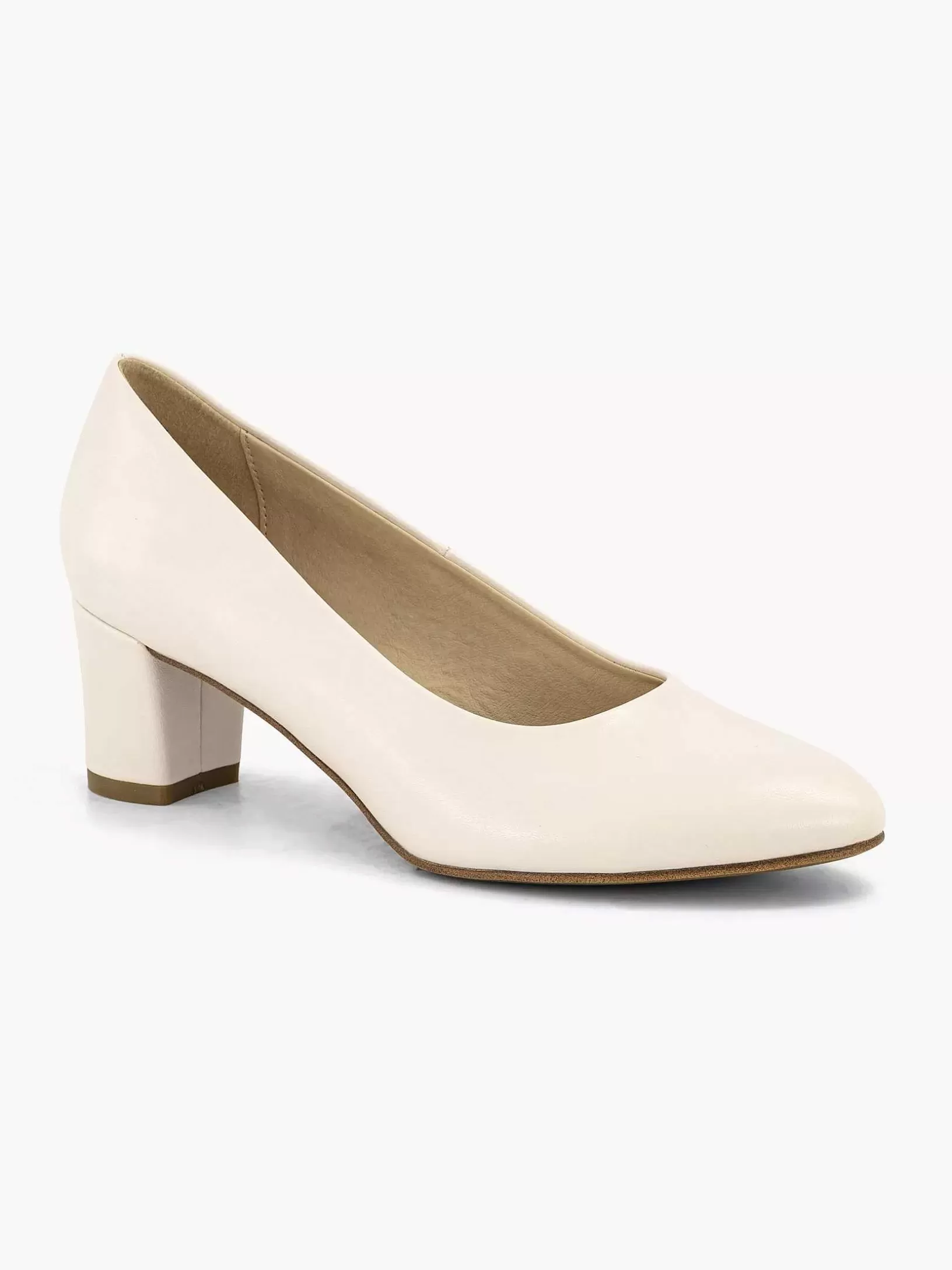 beige_pump_blokhak_4.webp Dames Graceland Beige Pump Blokhak
