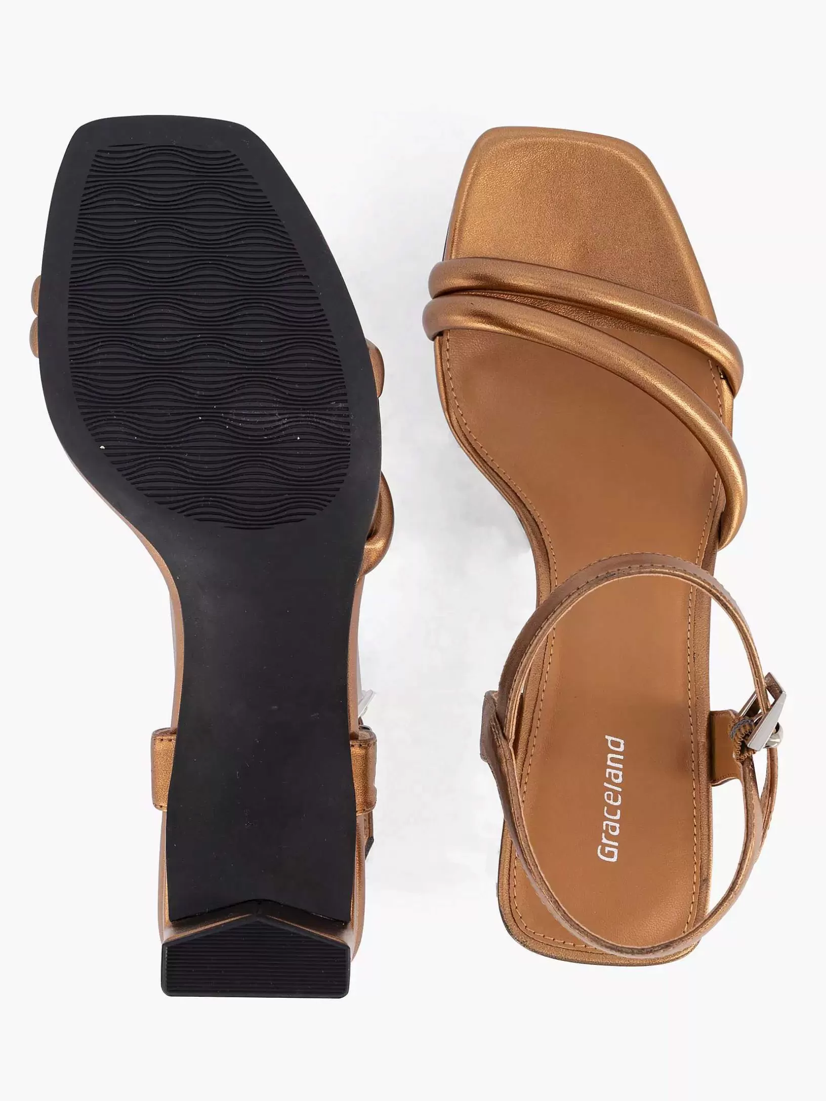 bronze_sandalette_2.webp Dames Graceland Bronze Sandalette