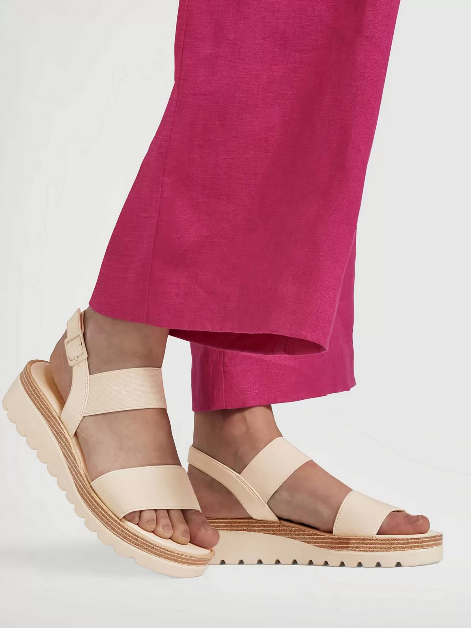 creme_platform_sandaal_3.webp Dames Graceland Creme Platform Sandaal