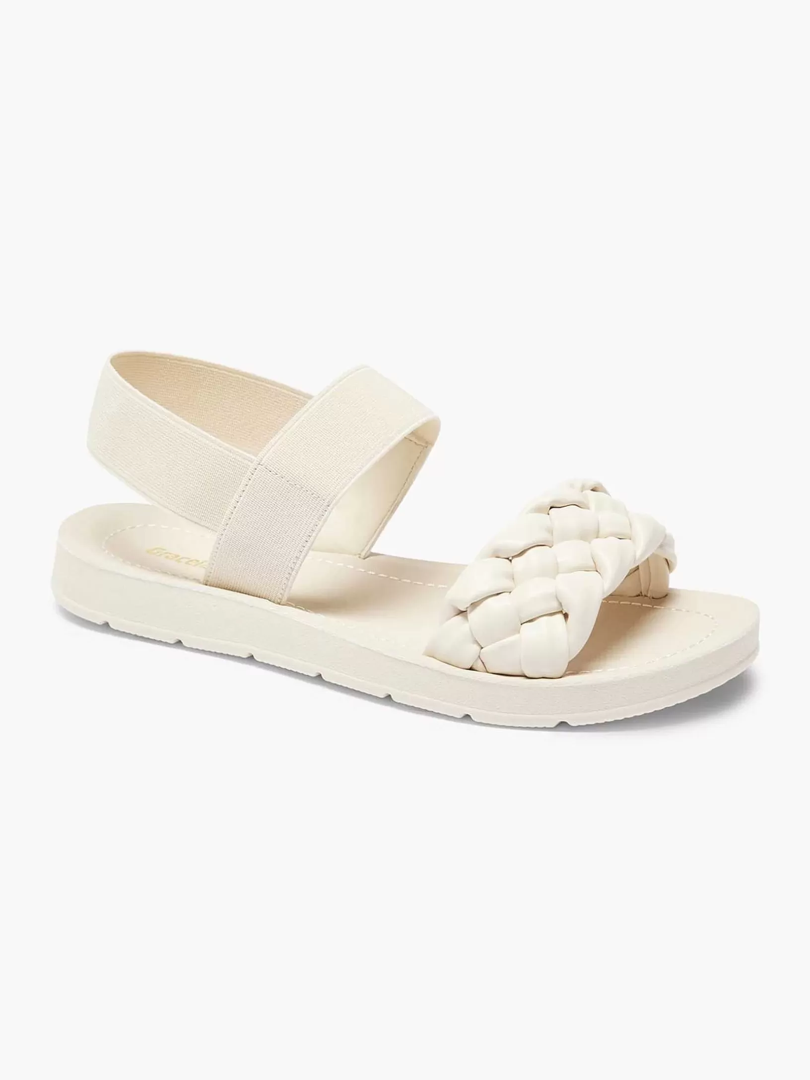 creme_sandaal_gevlochten_6.webp Dames Graceland Creme Sandaal Gevlochten