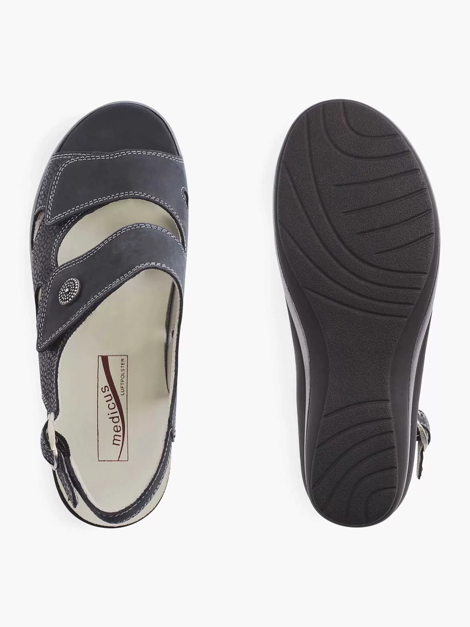 donkerblauwe_leren_sandaal_6.webp Dames Medicus Donkerblauwe Leren Sandaal