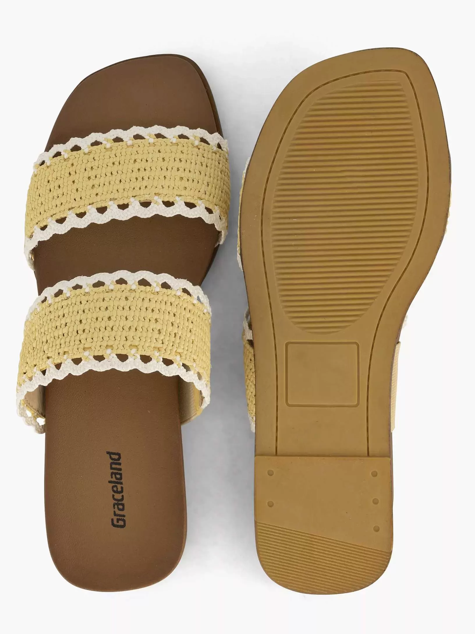 gele_slipper_2.webp Dames Graceland Gele Slipper