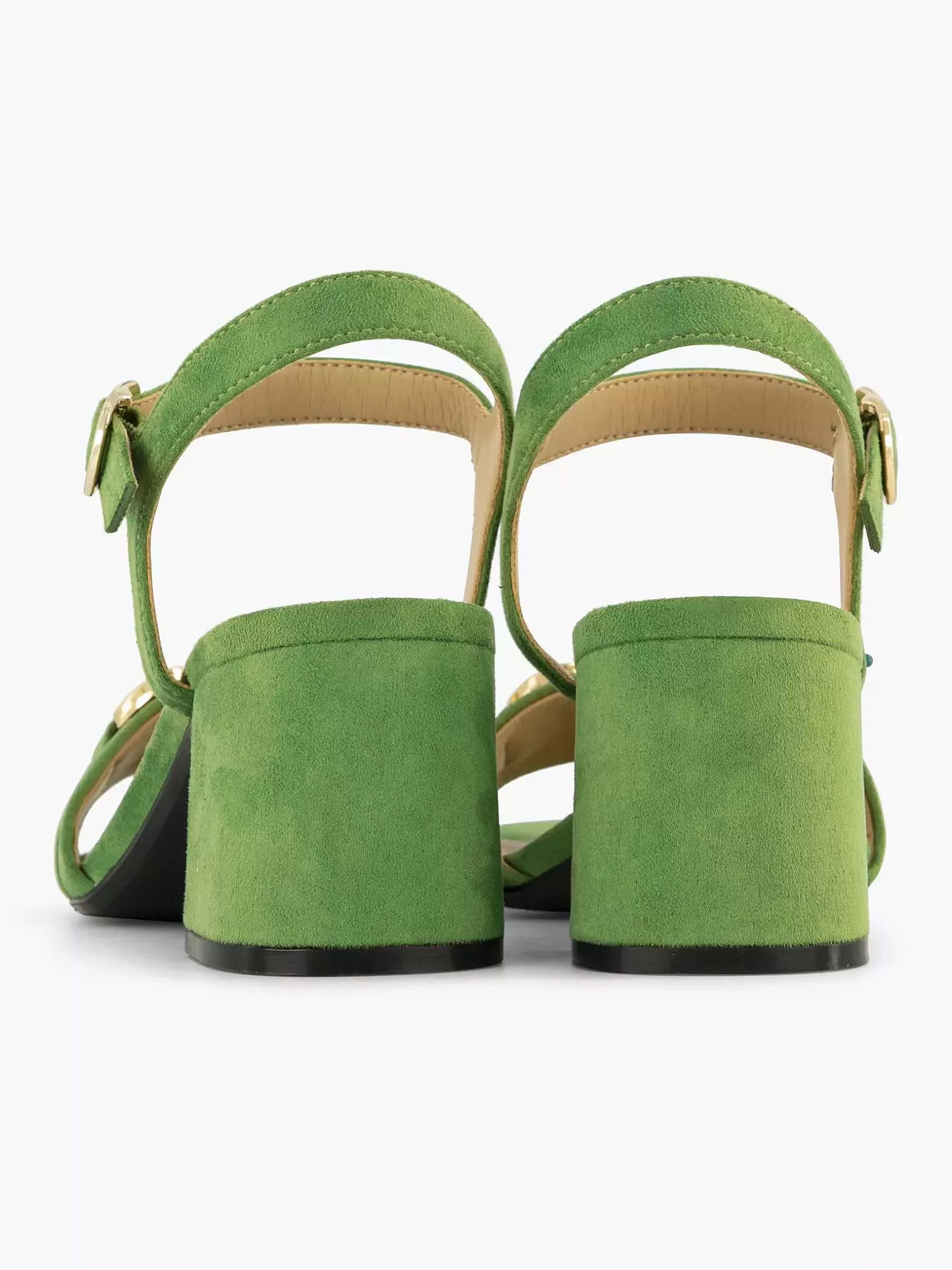 groene_sandalette_sierketting_4.webp Dames Graceland Groene Sandalette Sierketting