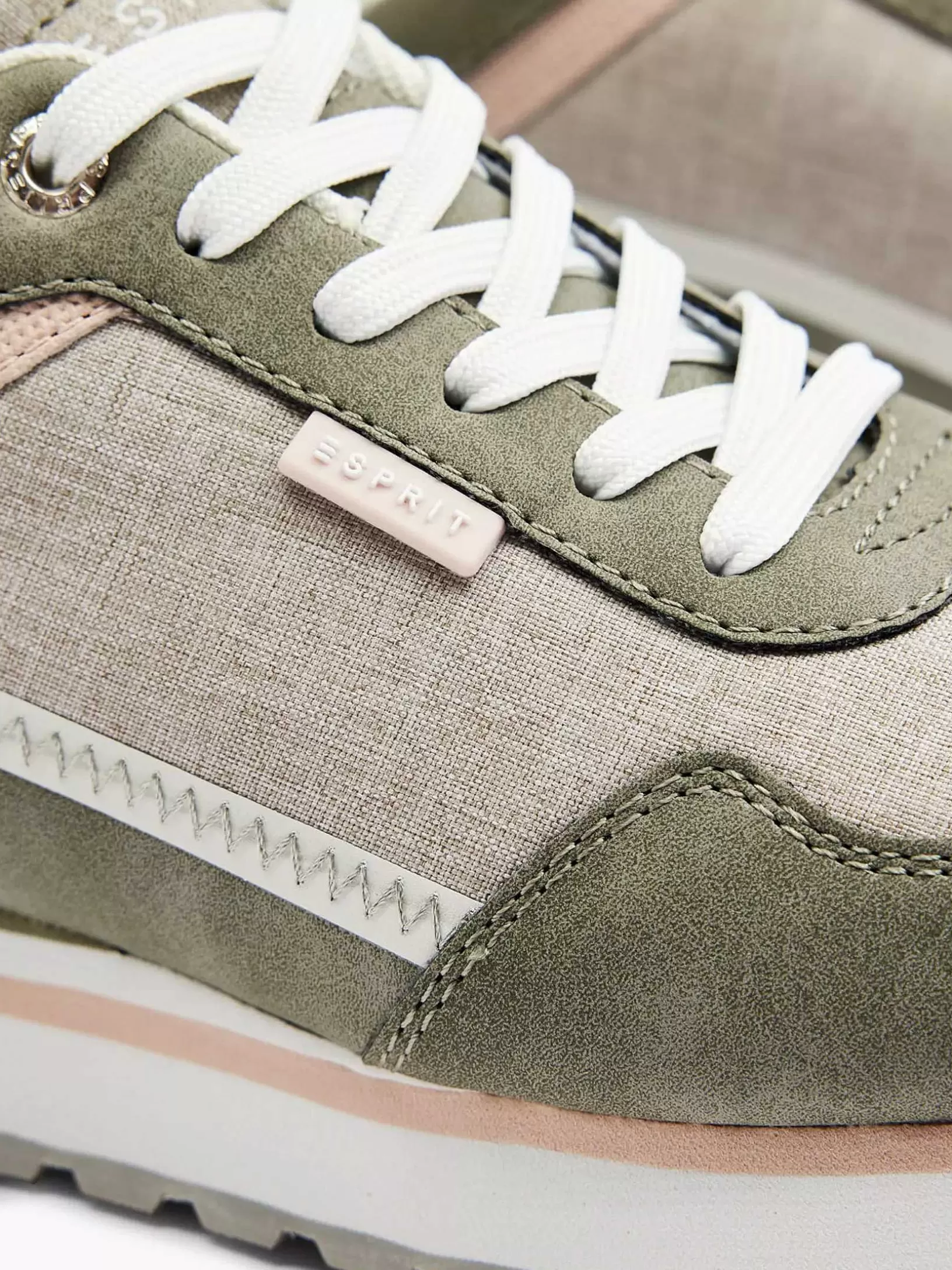 groene_sneaker_4-3.webp Dames Esprit Groene Sneaker