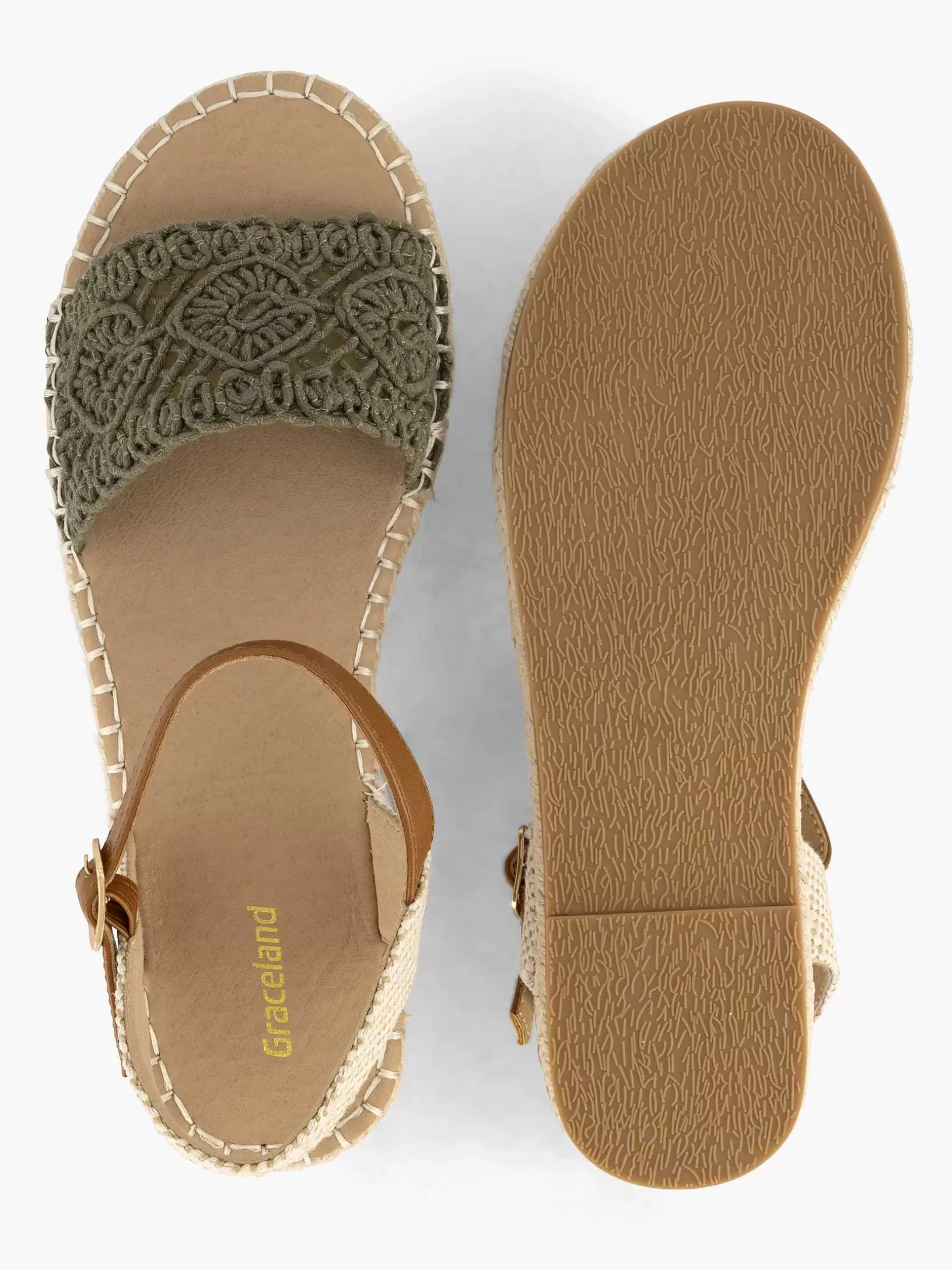 khaki_sandaal_4-4.webp Dames Graceland Khaki Sandaal