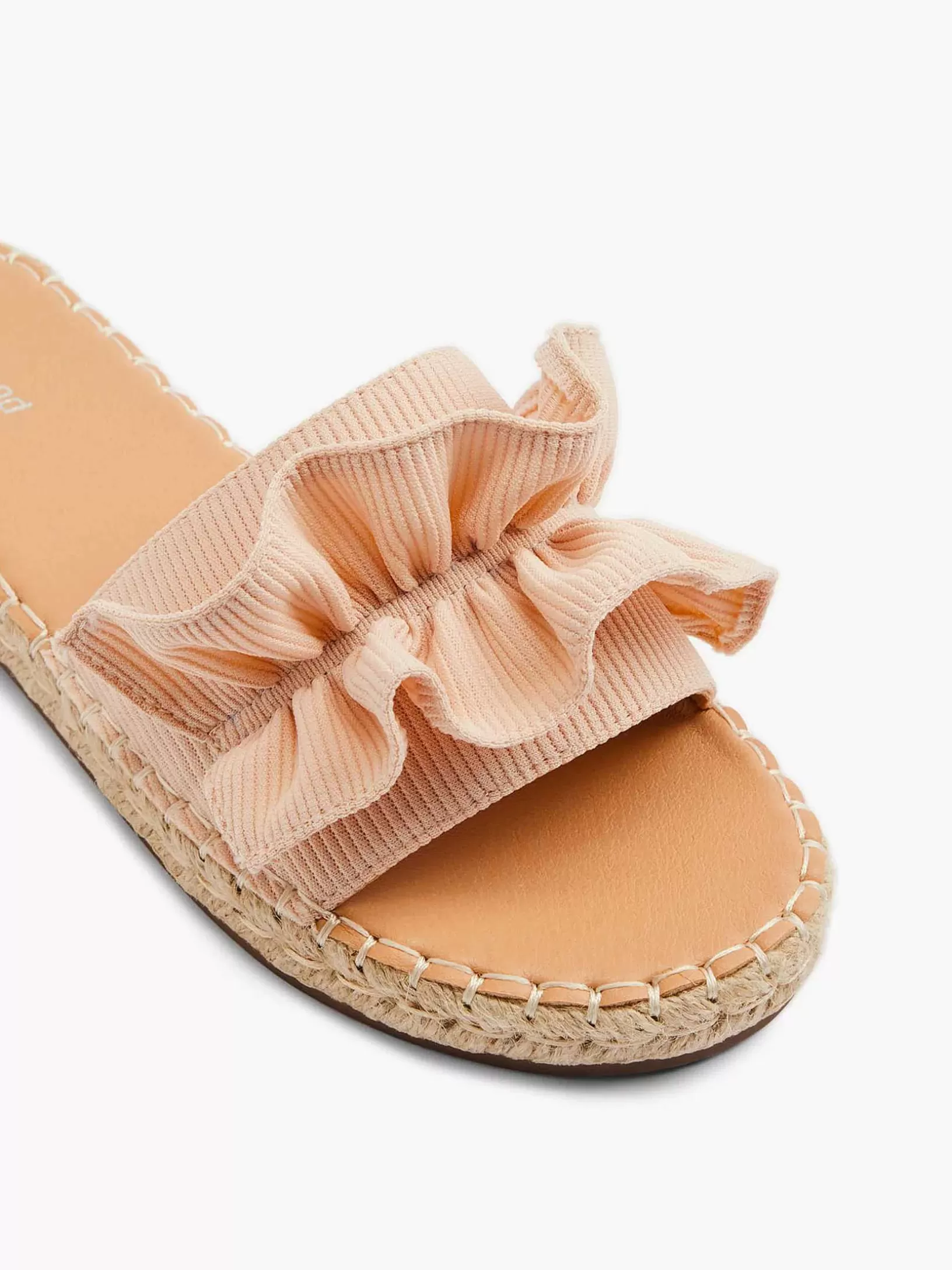 lichtoranje_slipper_roesjes_3.webp Dames Graceland Lichtoranje Slipper Roesjes