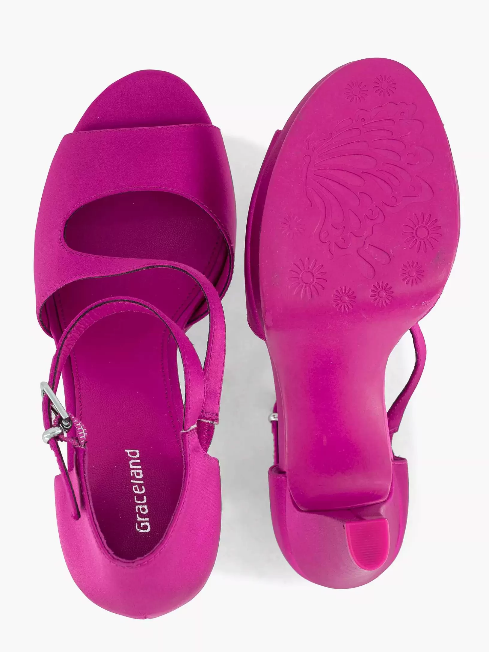 roze_pump_satijn_2.webp Dames Graceland Roze Pump Satijn