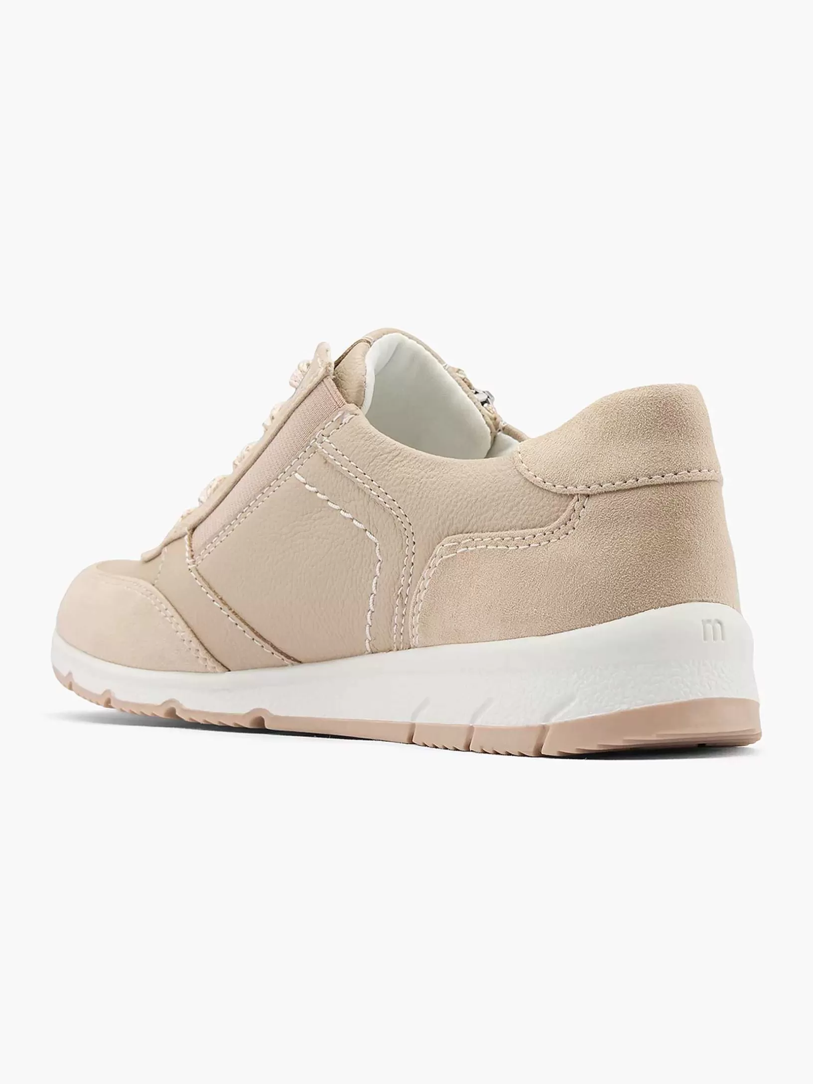 taupe_leren_sneaker_4.webp Dames Medicus Taupe Leren Sneaker
