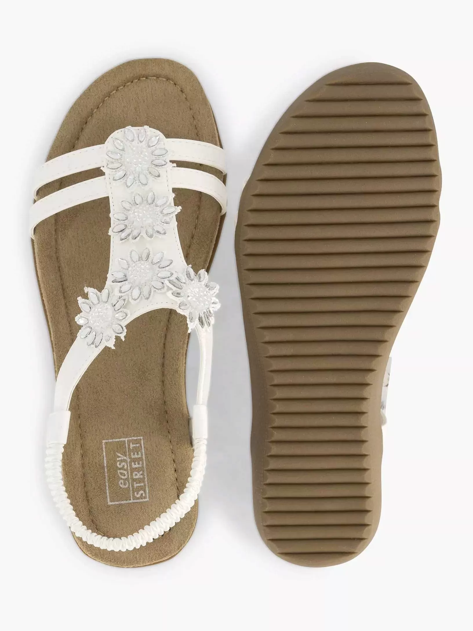 witte_comfort_sandaal_8.webp Dames Easy Street Witte Comfort Sandaal