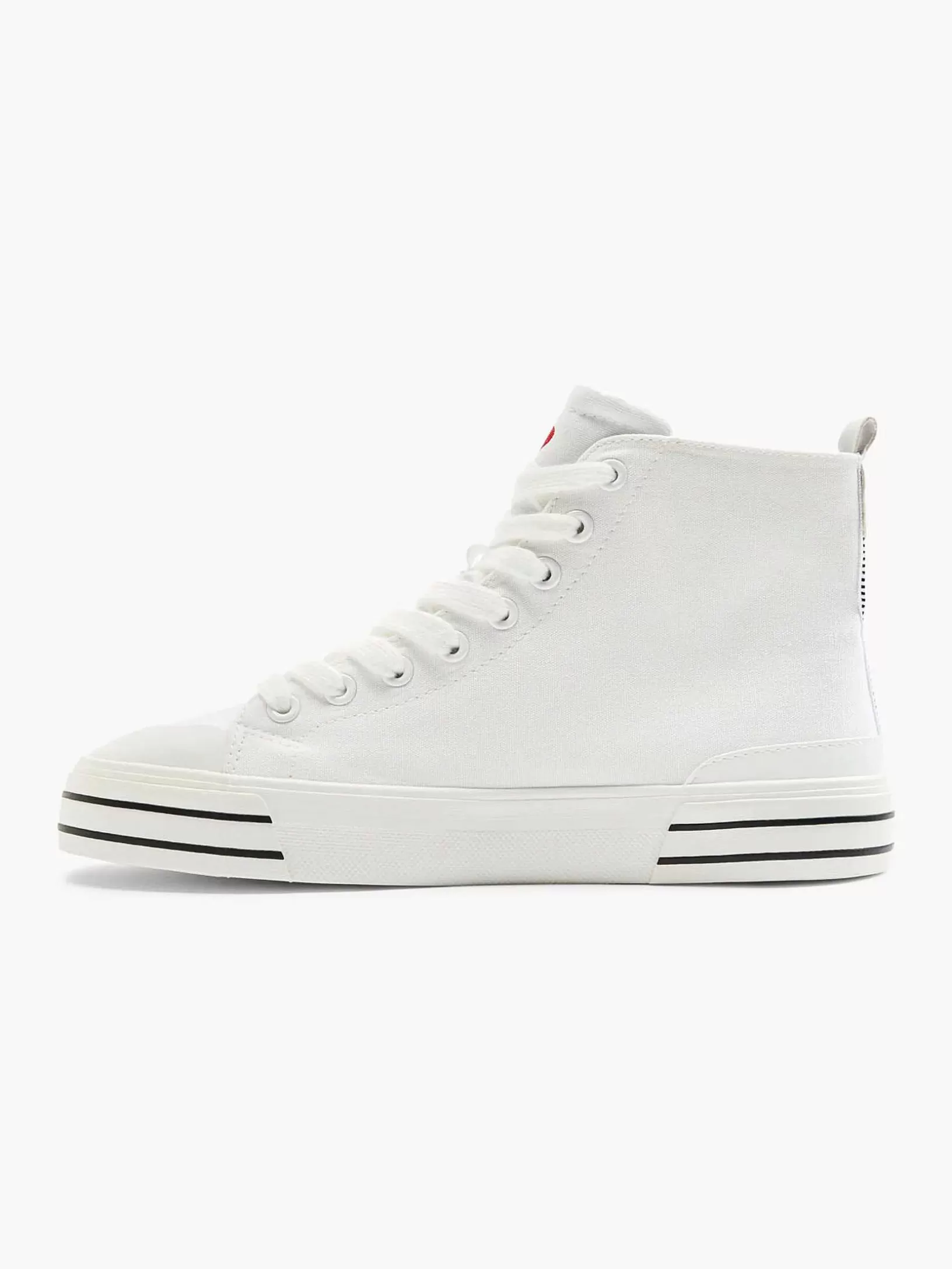 witte_hoge_canvas_sneaker_hartje_4.webp Dames Graceland Witte Hoge Canvas Sneaker Hartje