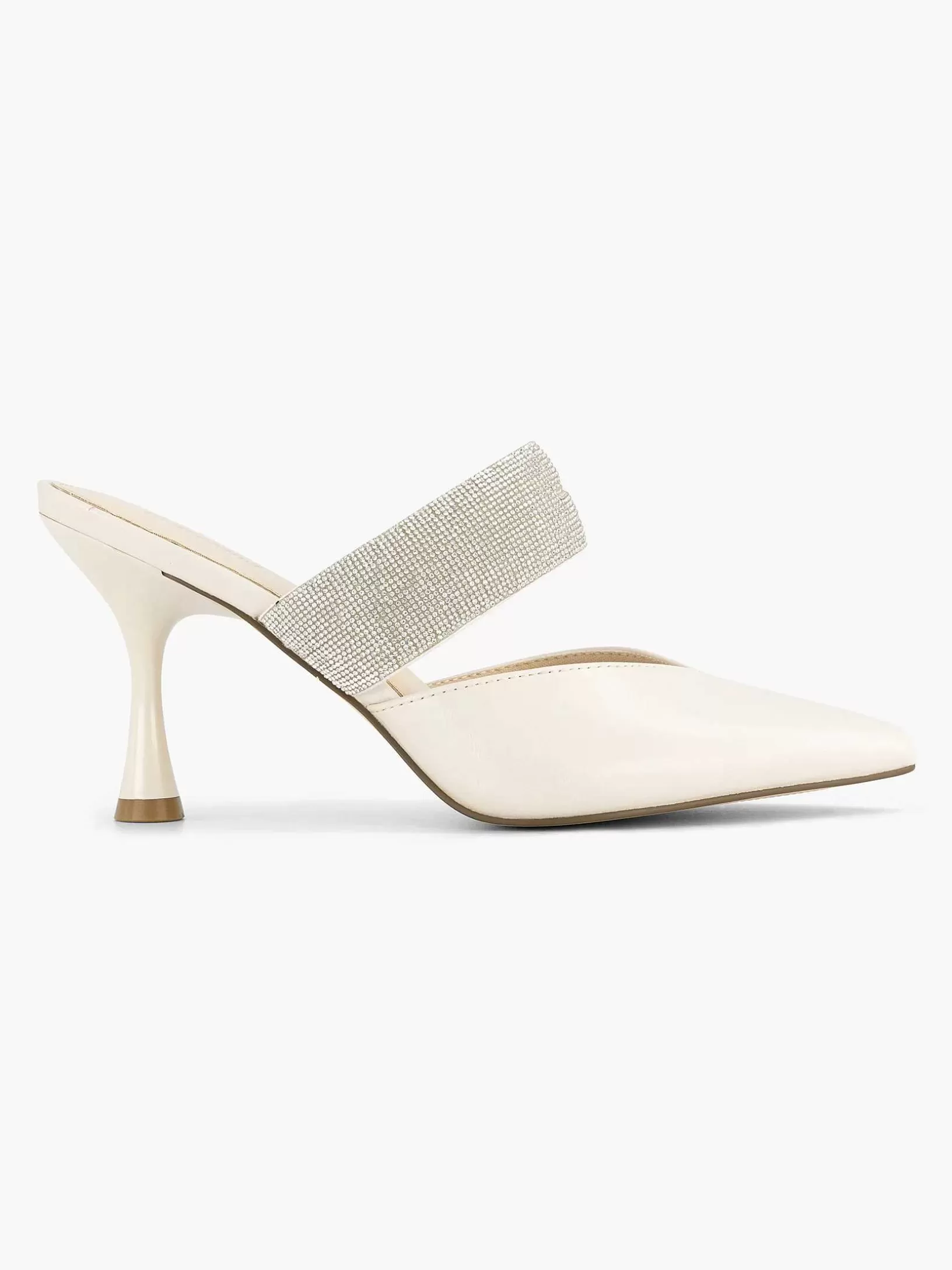 witte_pump_steentjes_2.webp Dames Graceland Witte Pump Steentjes