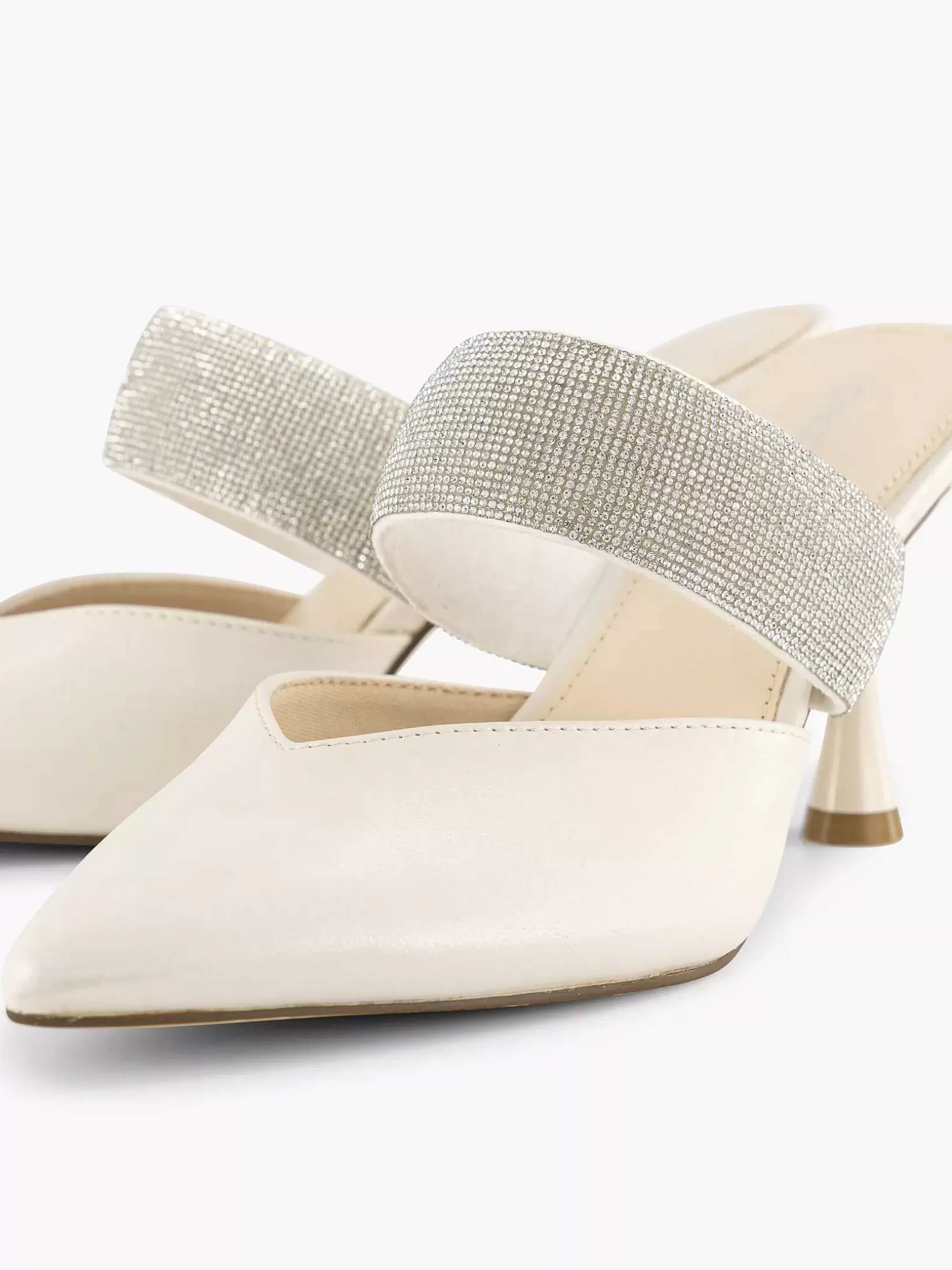 witte_pump_steentjes_5.webp Dames Graceland Witte Pump Steentjes