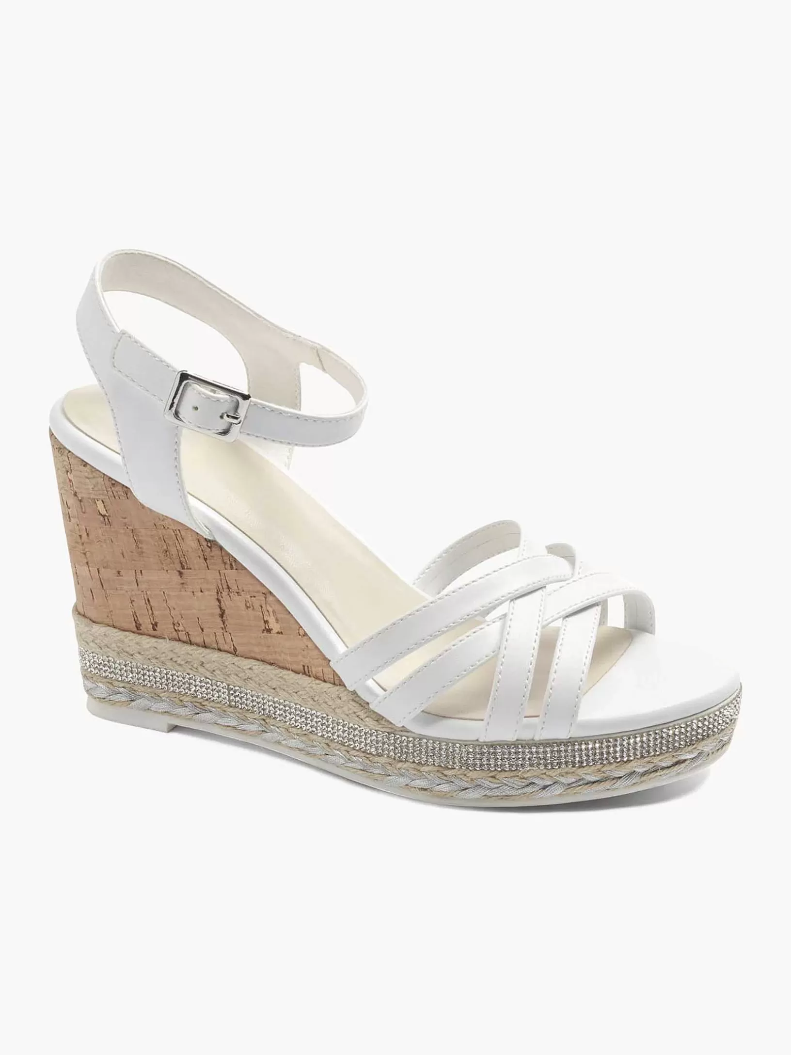 witte_sandalette_sleehak_2.webp Dames Graceland Witte Sandalette Sleehak