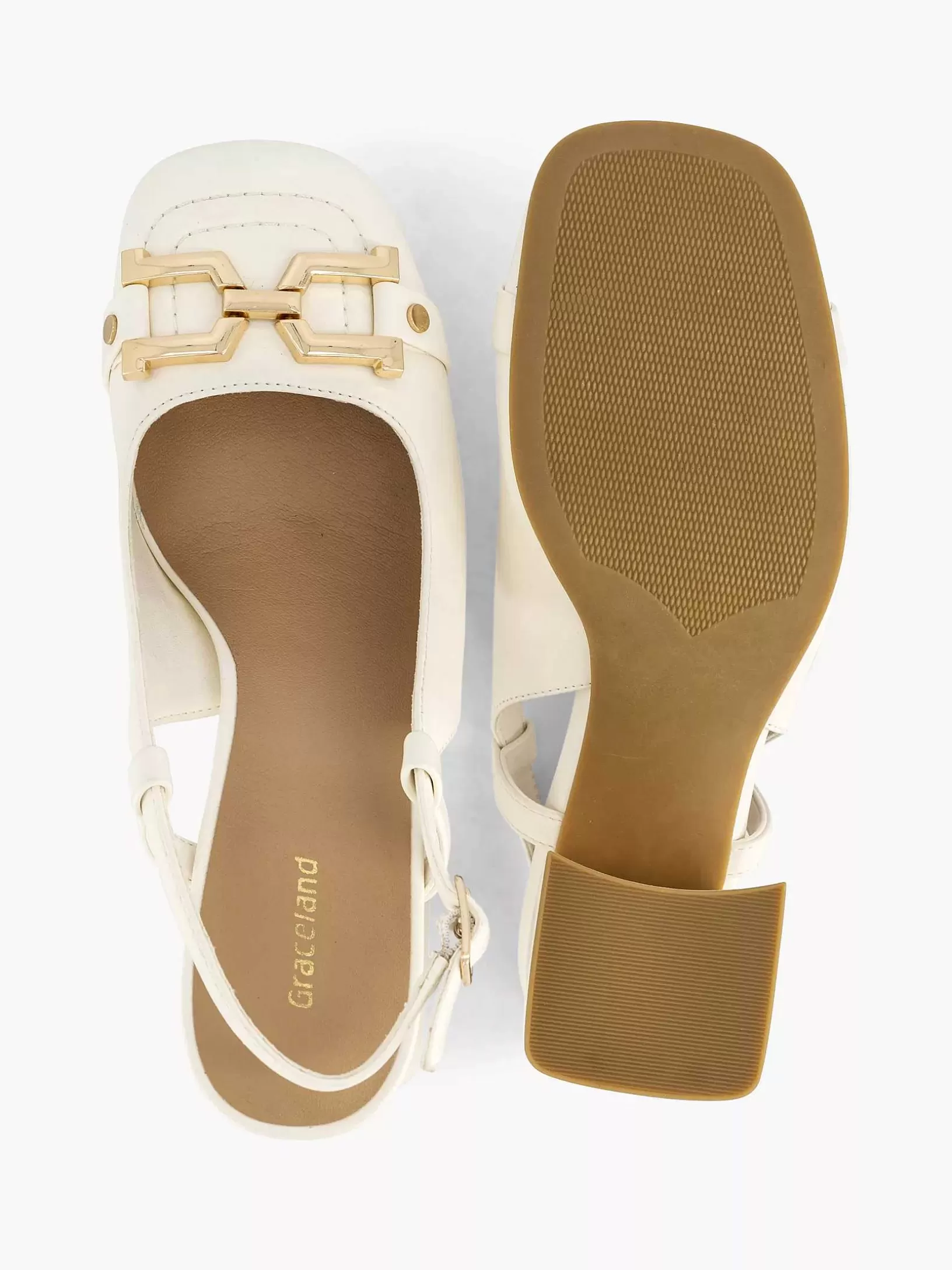 witte_slingback_4.webp Dames Graceland Witte Slingback