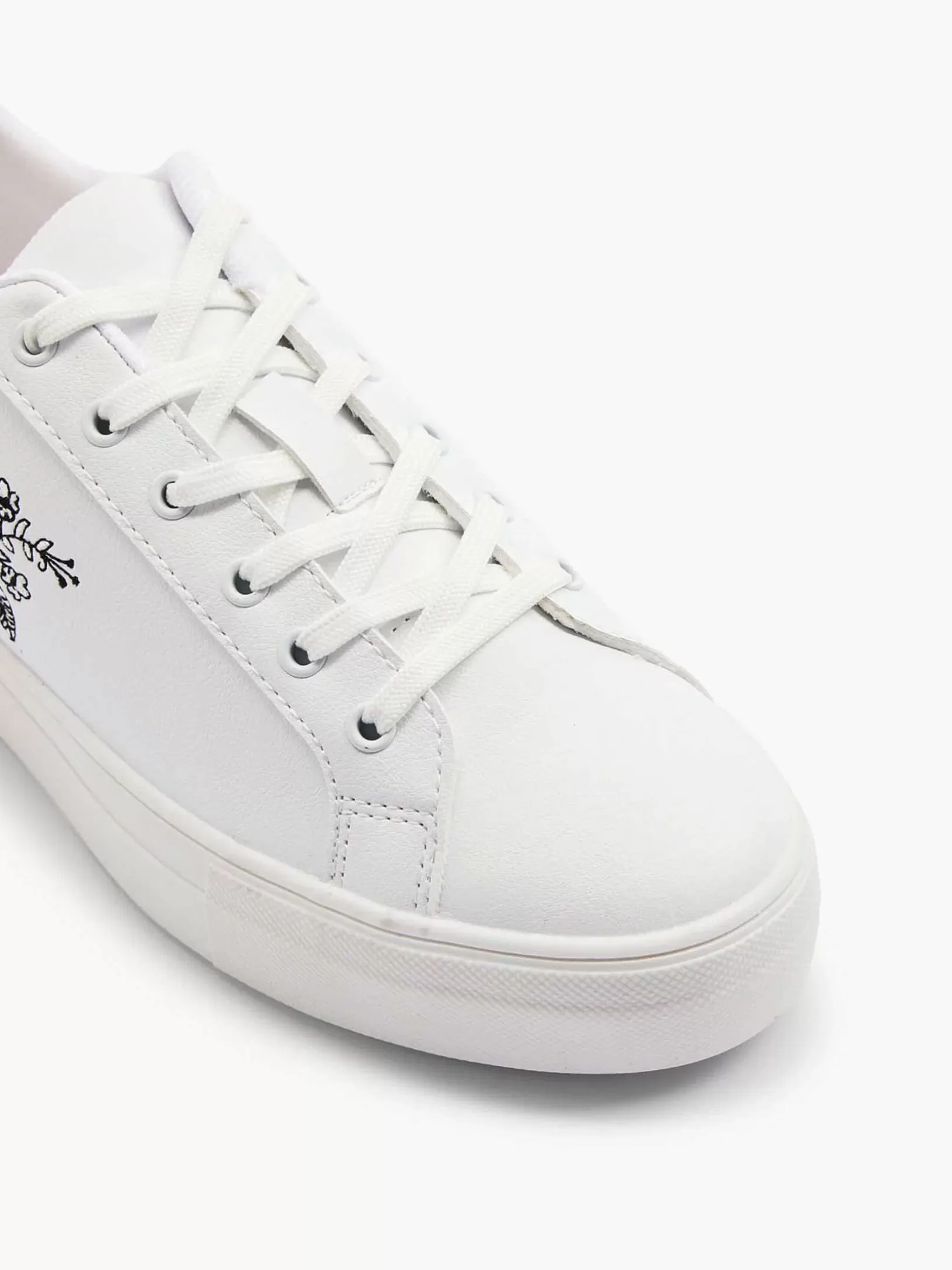 witte_sneaker_roze_bloemen_2.webp Dames Graceland Witte Sneaker Roze Bloemen