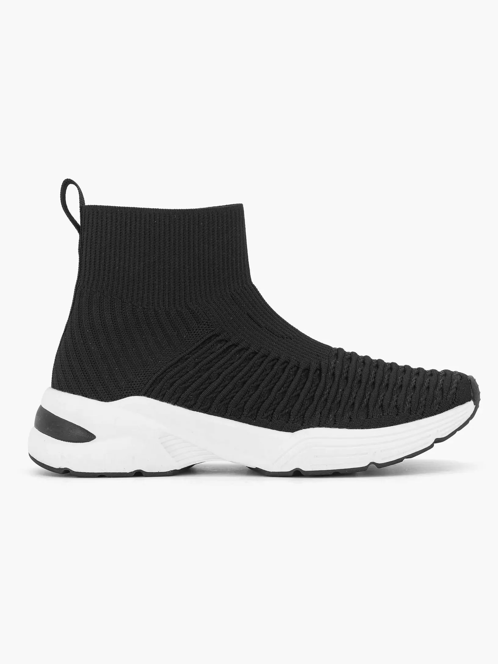 zwarte_hoge_sneaker_3-4.webp Dames Oxmox Zwarte Hoge Sneaker