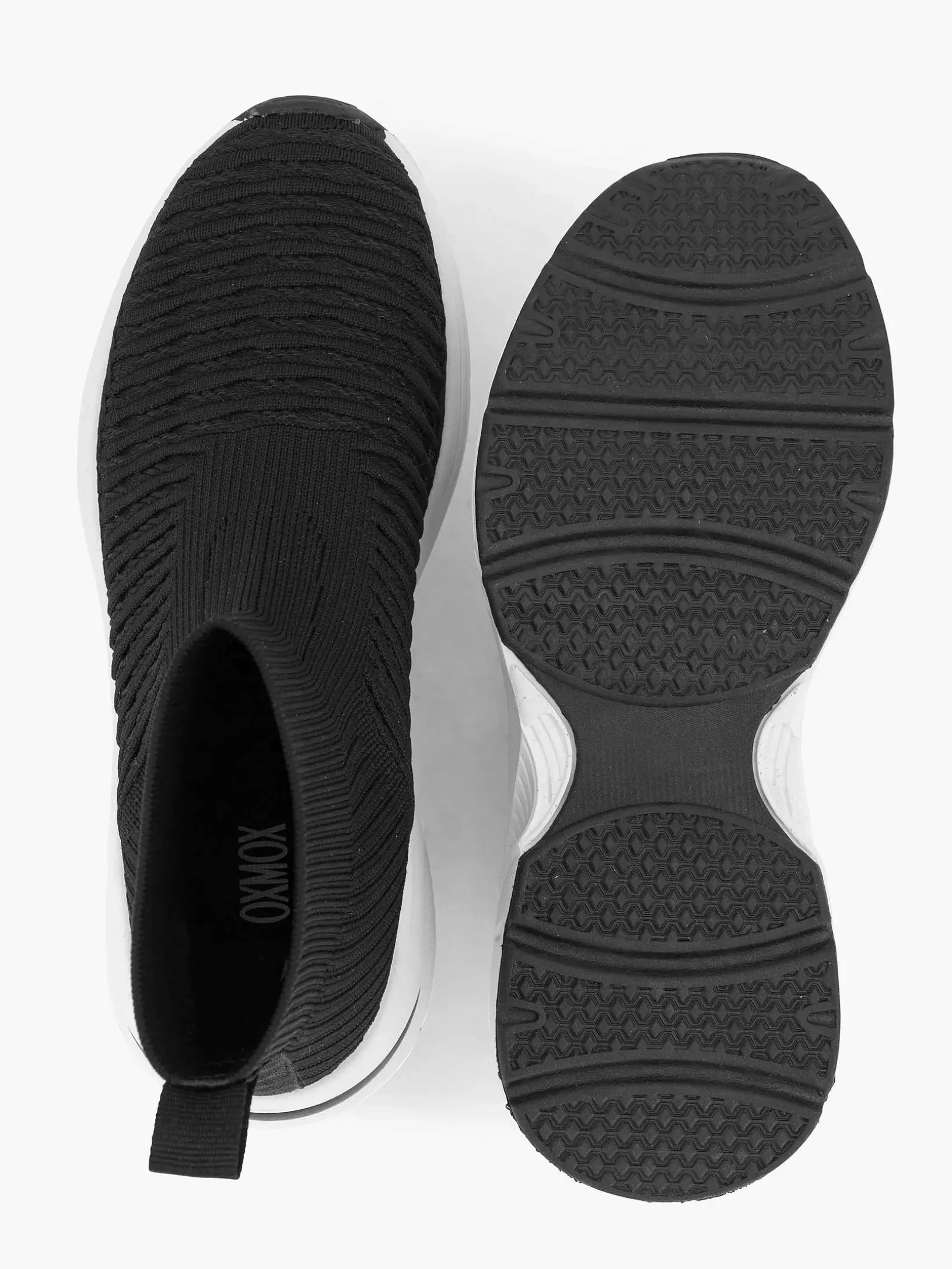 zwarte_hoge_sneaker_5-3.webp Dames Oxmox Zwarte Hoge Sneaker