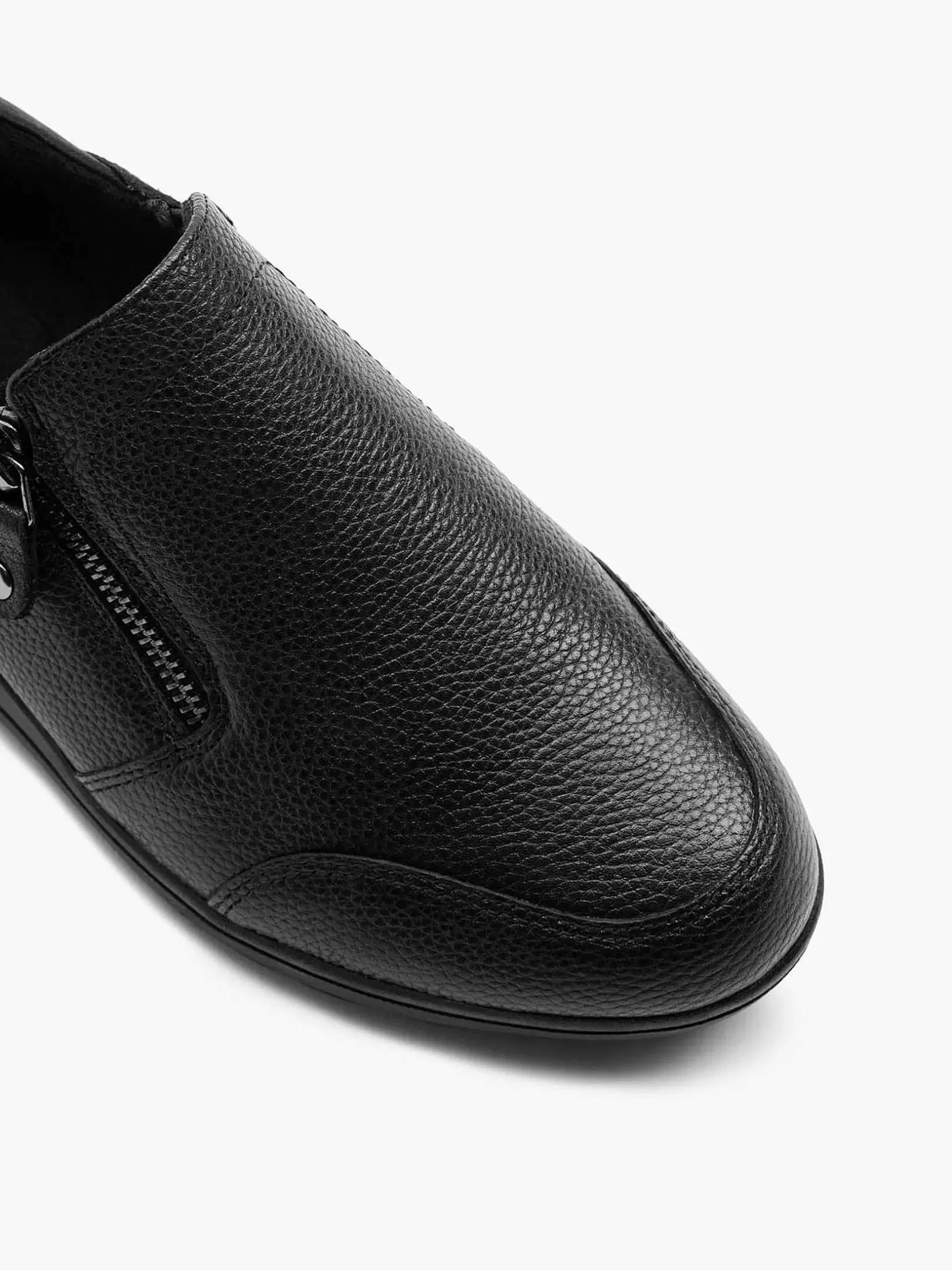 zwarte_leren_comfort_instapper_3.webp Dames Medicus Zwarte Leren Comfort Instapper