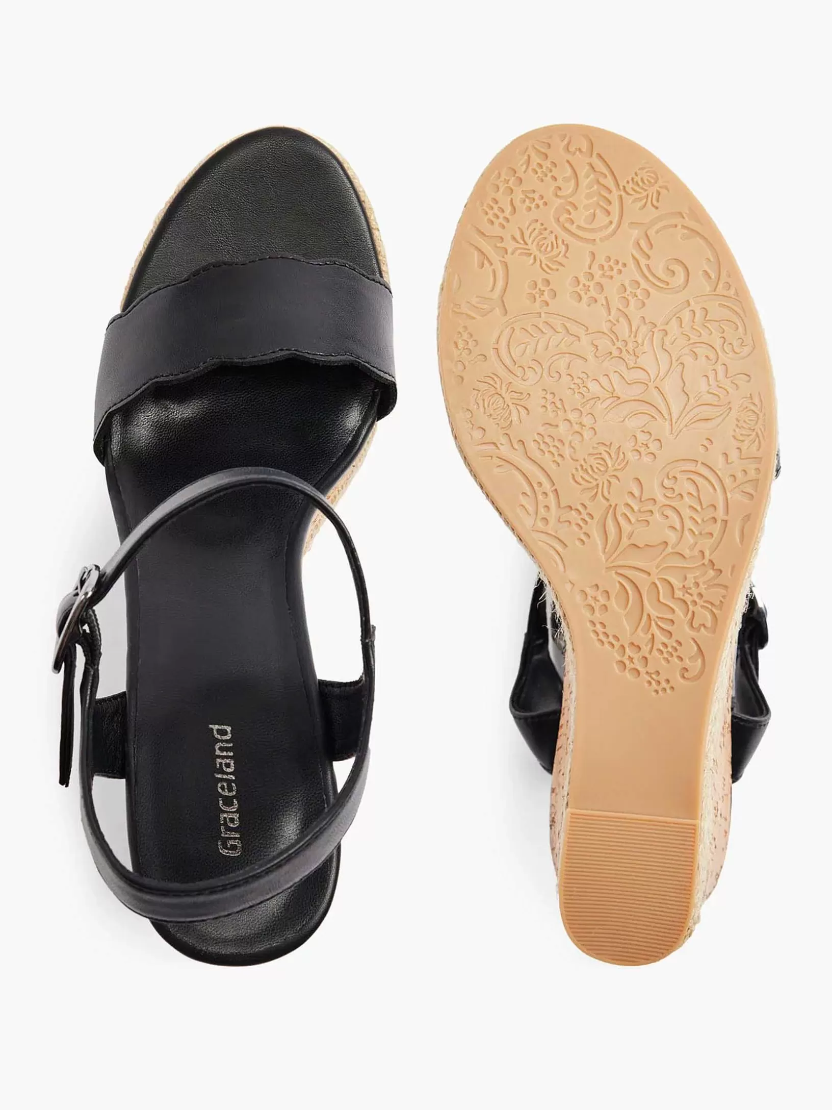 zwarte_sandalette_4-9.webp Dames Graceland Zwarte Sandalette